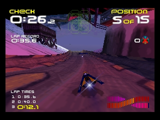Wipeout 64 (USA) In game screenshot